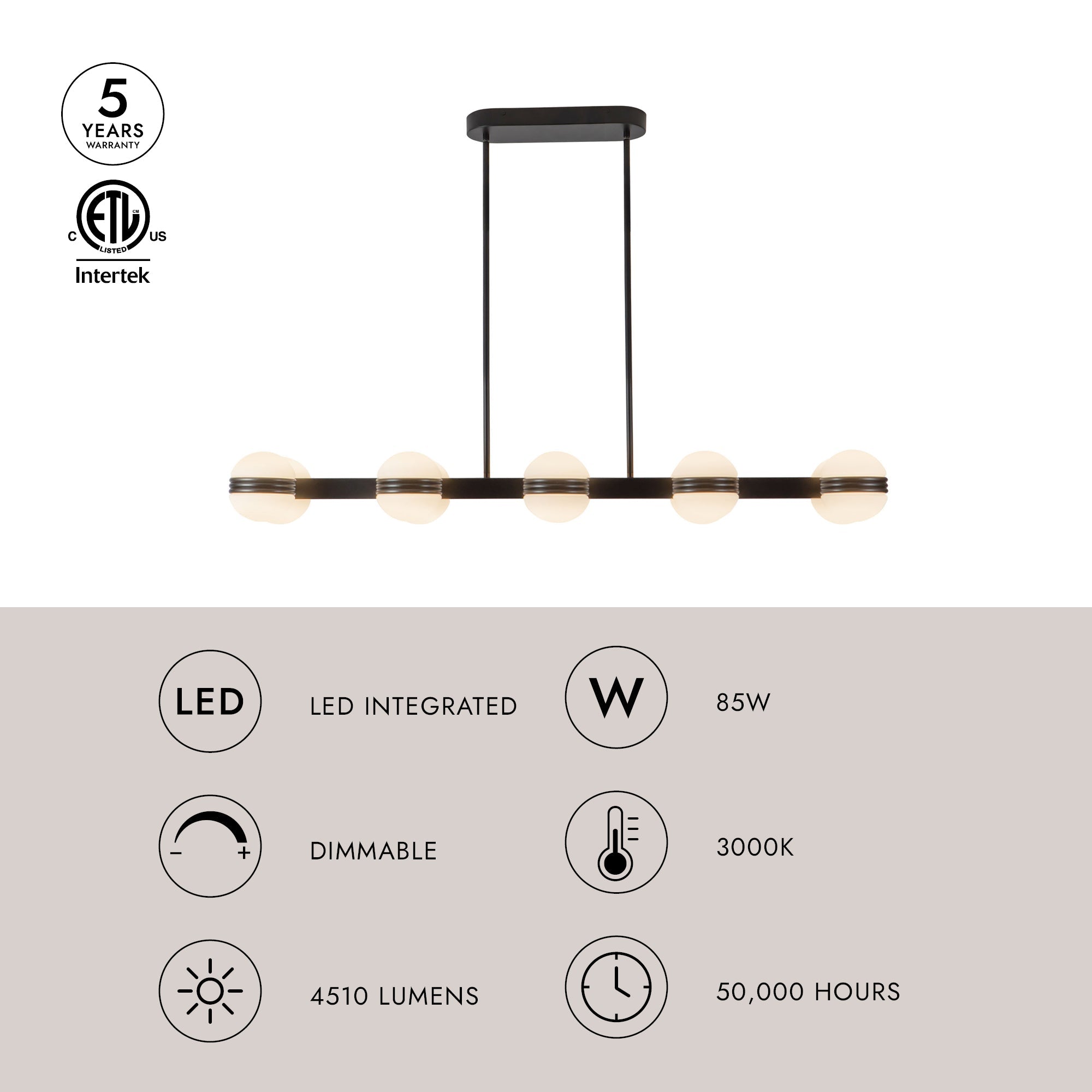 Selene 48-in Linear Pendant