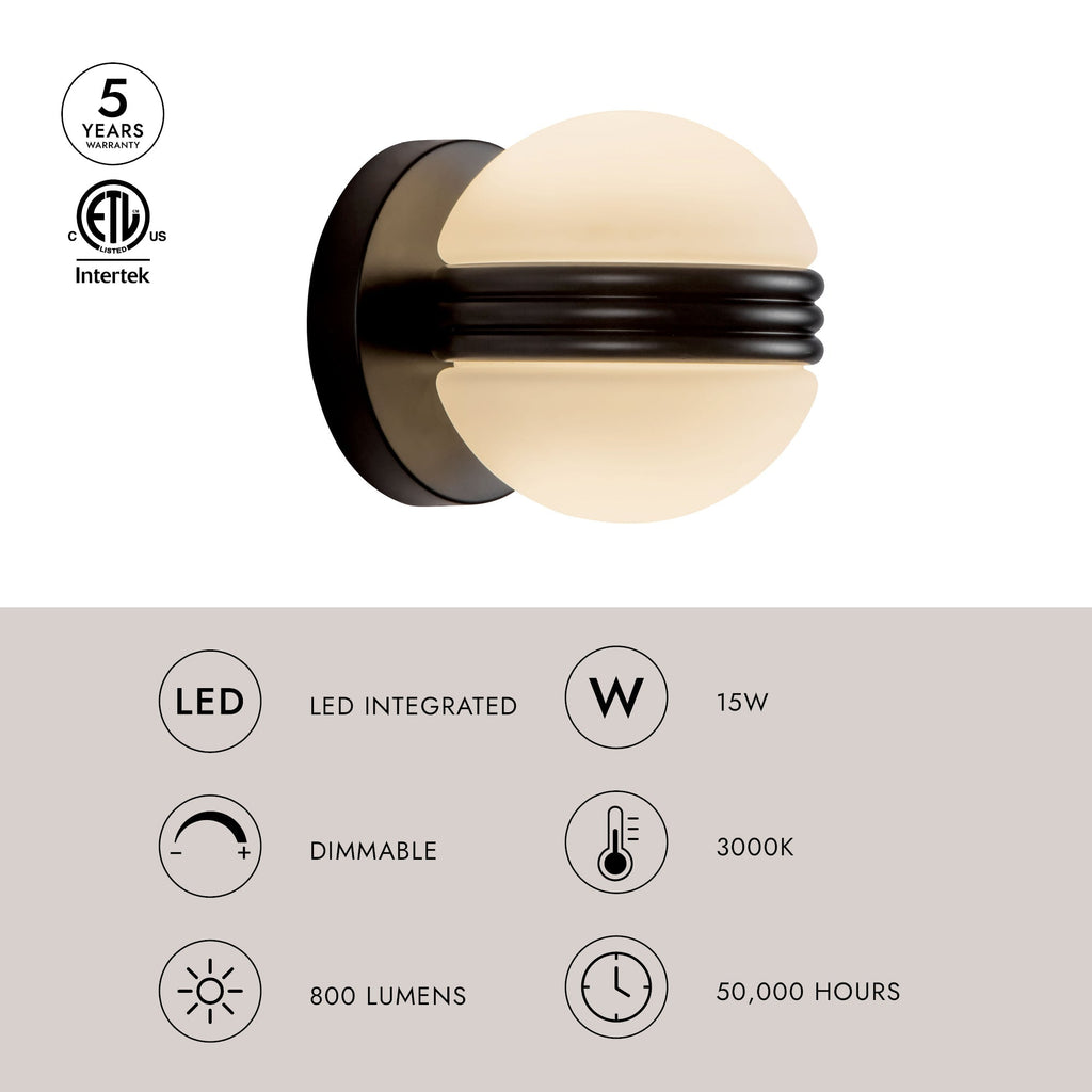 Selene 5-in Wall Sconce