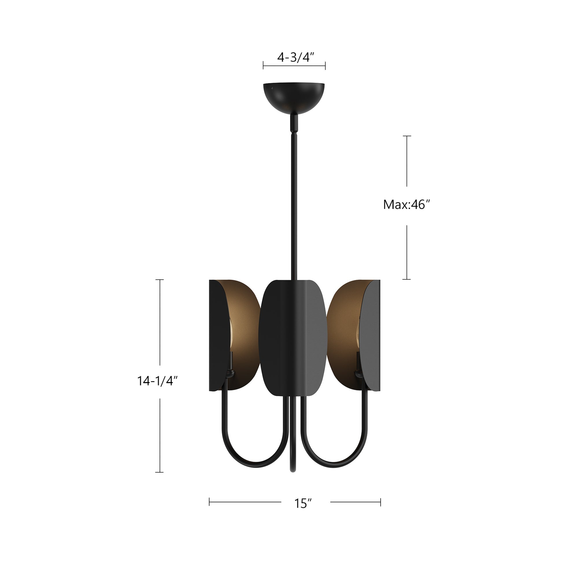 Seno 15-in Chandelier