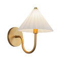 Serena 8-in Wall/Vanity Light — Aged Gold/Opal Glass