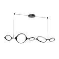 Serif 57-in Linear Pendant — Black [Universal Voltage]