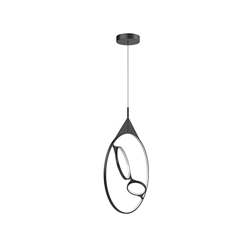 Serif 24-in Pendant — Black