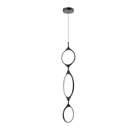 Serif 53-in Pendant — Black