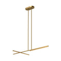 Shift 48-in Linear Pendant — Brushed Gold [Universal Voltage]