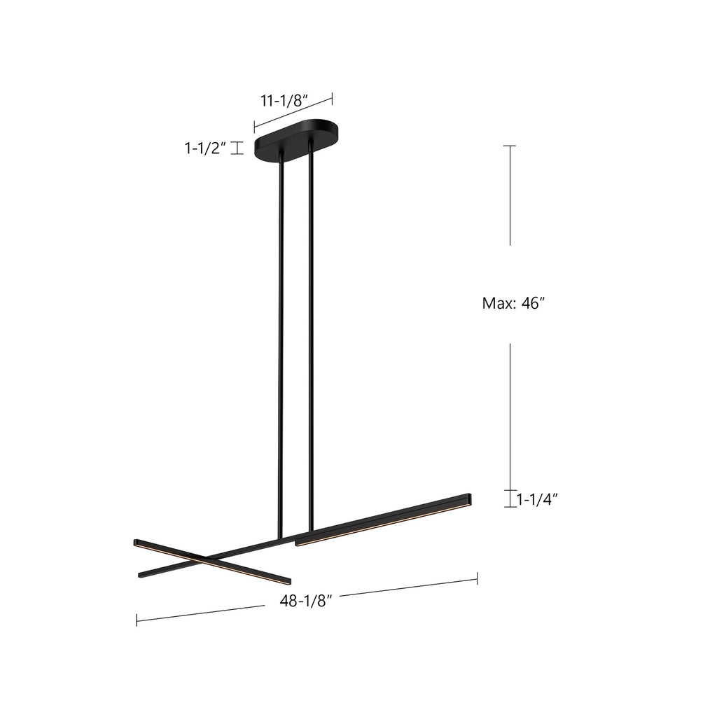 Shift 48-in Linear Pendant
