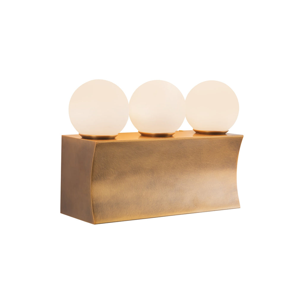 Sinclair 12-in Wall/Vanity Light — Vintage Brass