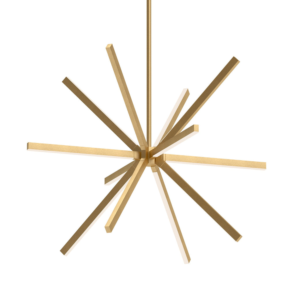 Sirius 48-in Chandelier — Brushed Gold [Universal Voltage and 0-10 Dimming]