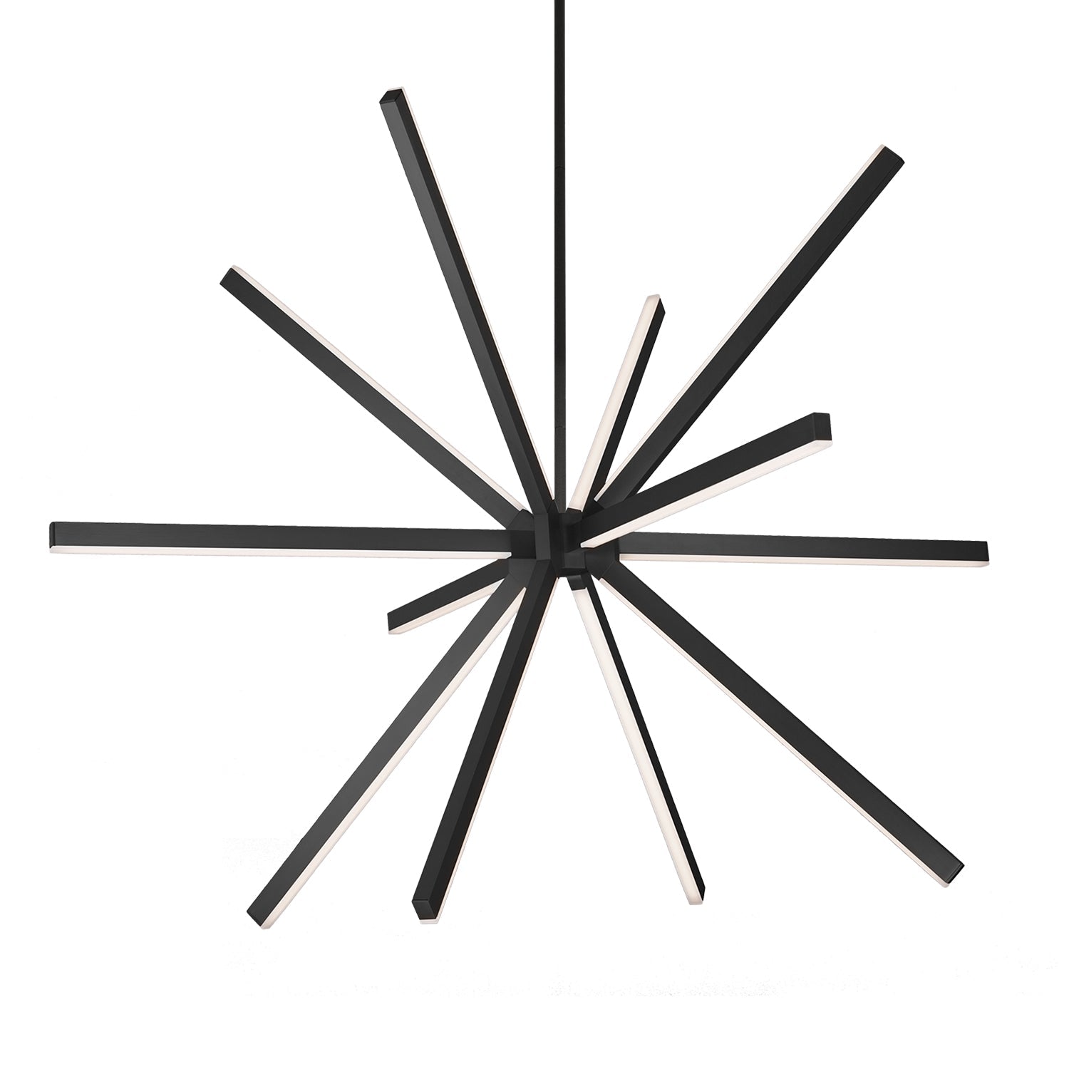 Sirius 56-in Chandelier — Black [Universal Voltage]