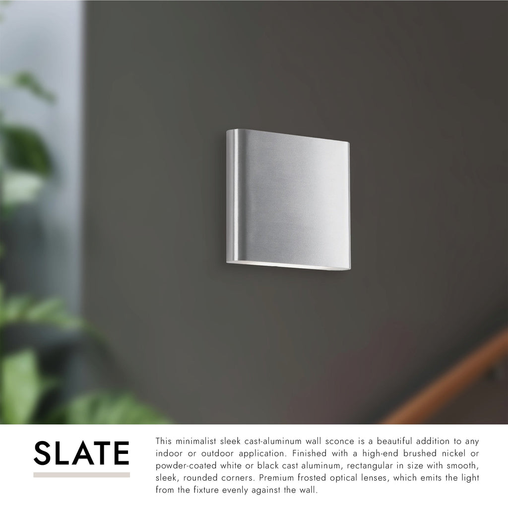 Slate 6-in All-terior Up/Down Wall Light