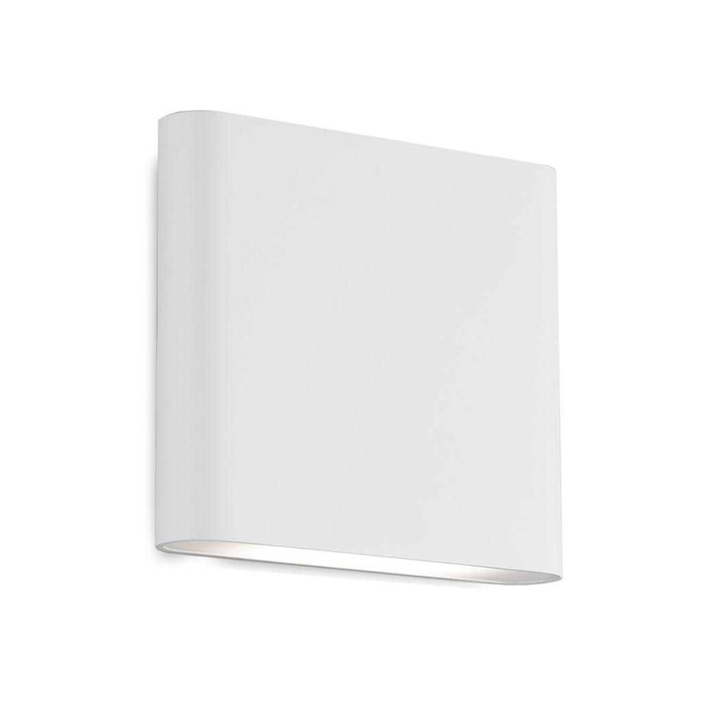 Slate 6-in All-terior Wall Light — White [Universal Voltage]