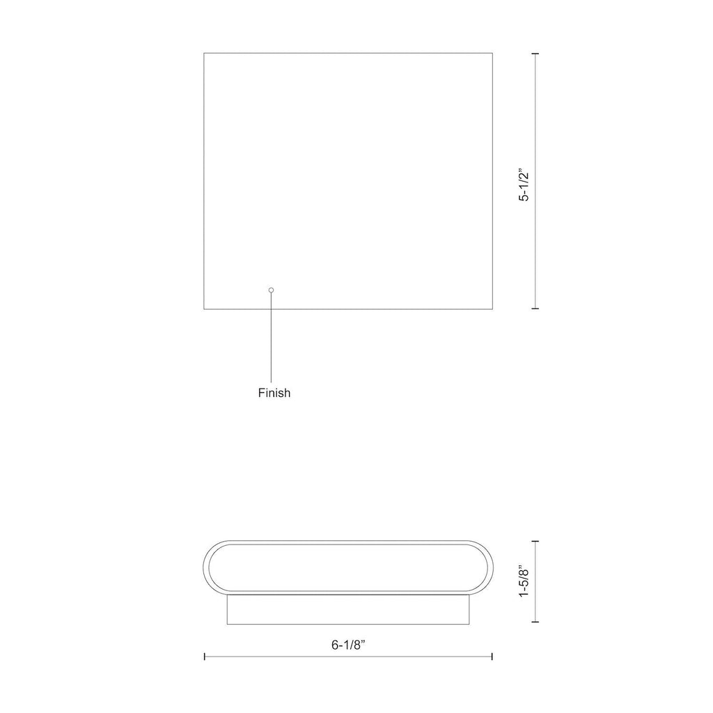 Slate 6-in All-terior Wall Light
