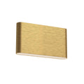 Slate 10-in All-terior Wall Light — Brushed Gold