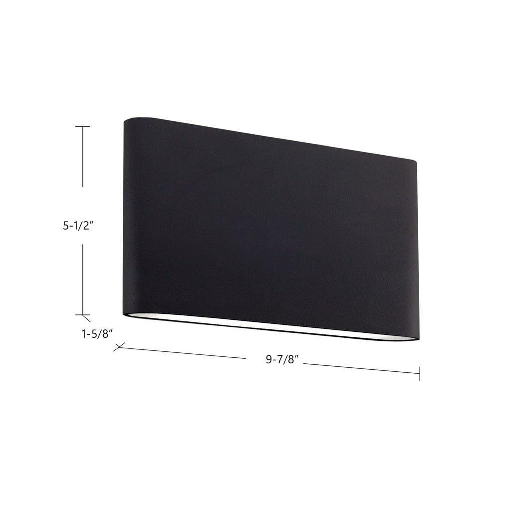 Slate 10-in All-terior Wall Light