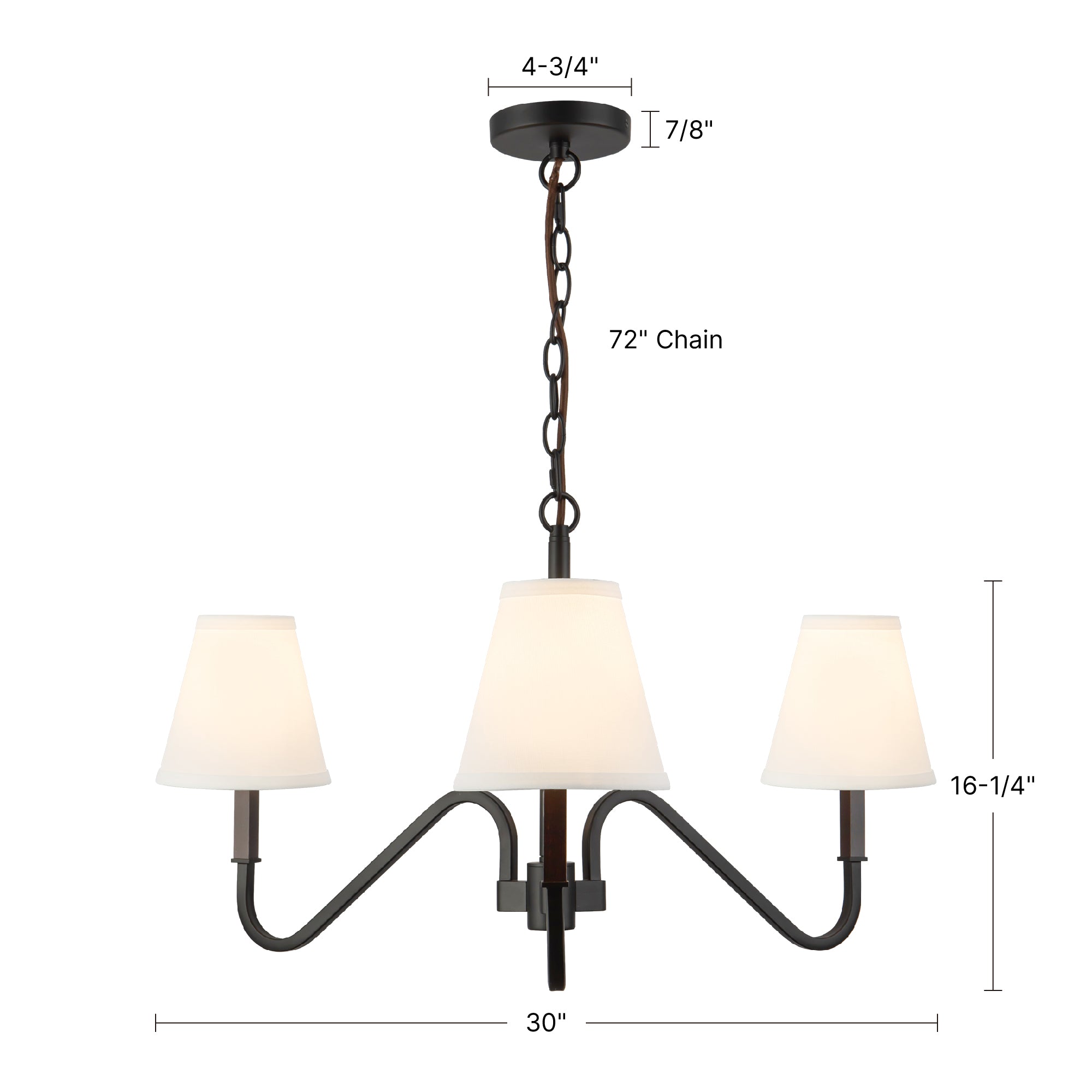 Sloan 30-in Chandelier