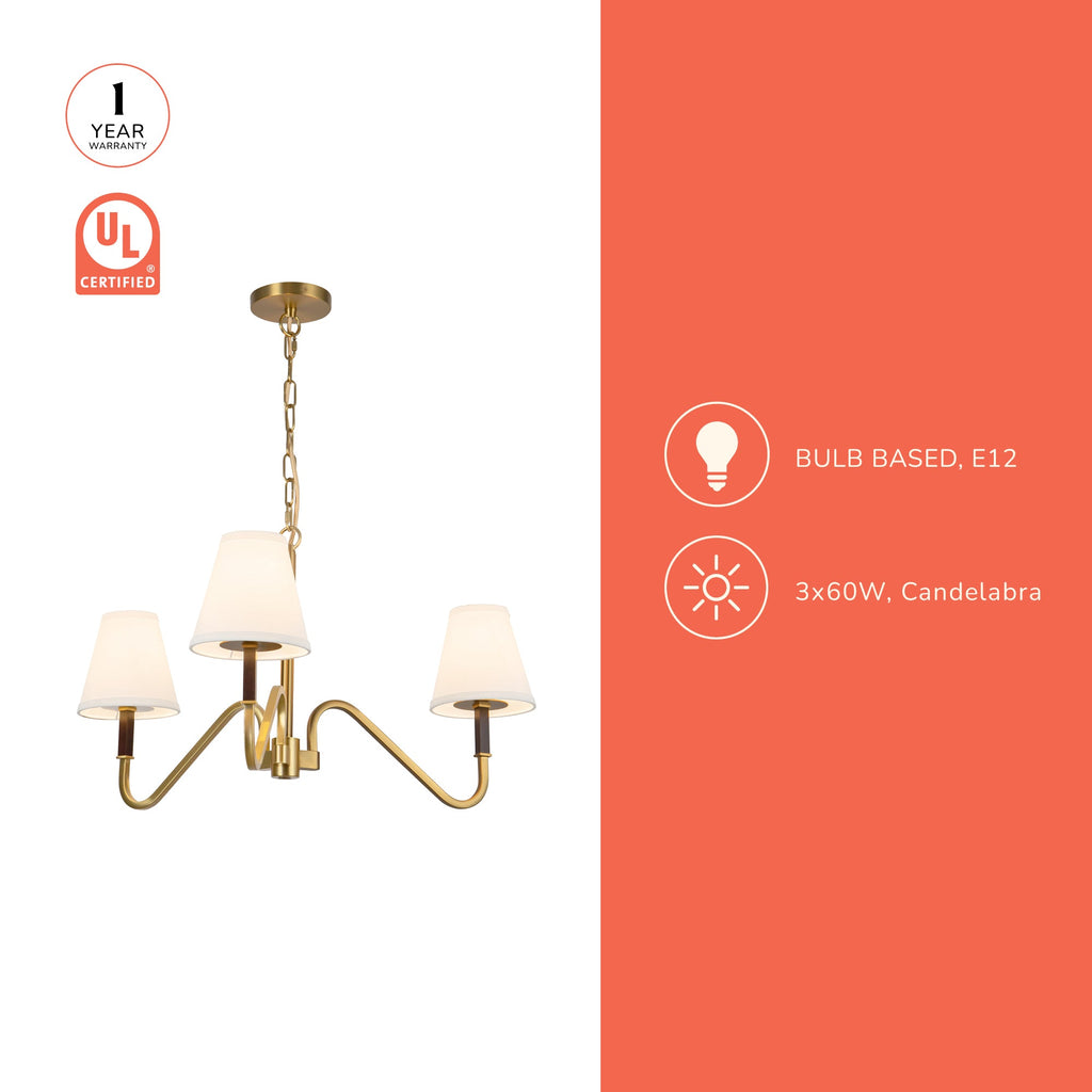Sloan 30-in Chandelier