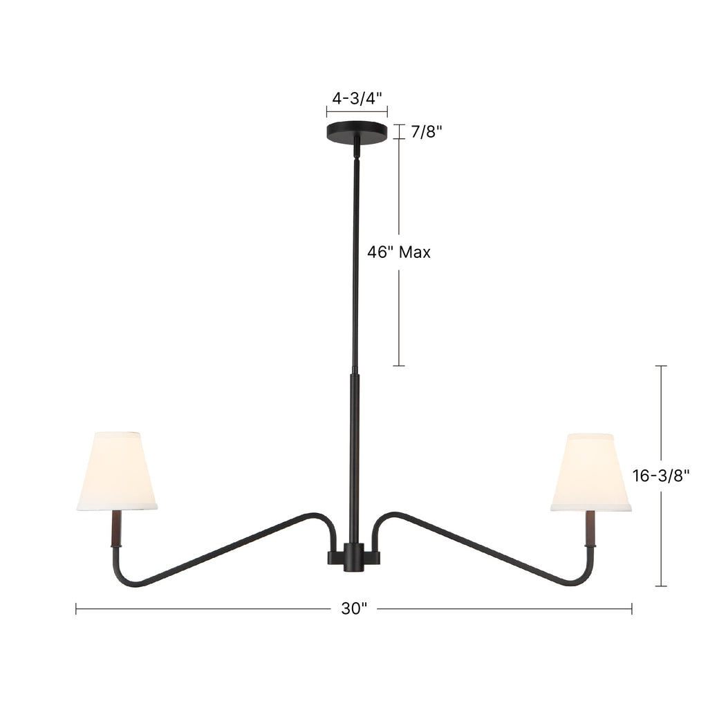 Sloan 42-in Linear Pendant