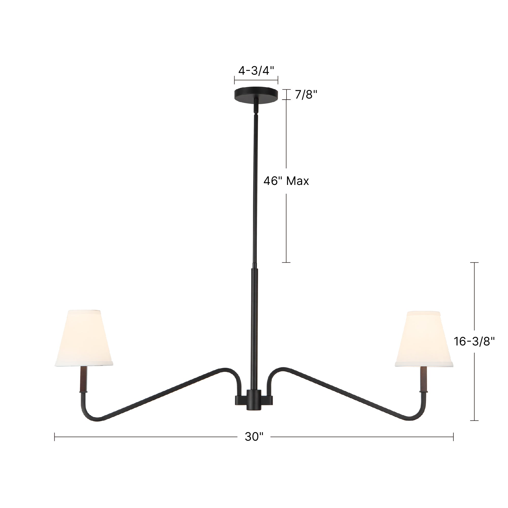 Sloan 42-in Linear Pendant