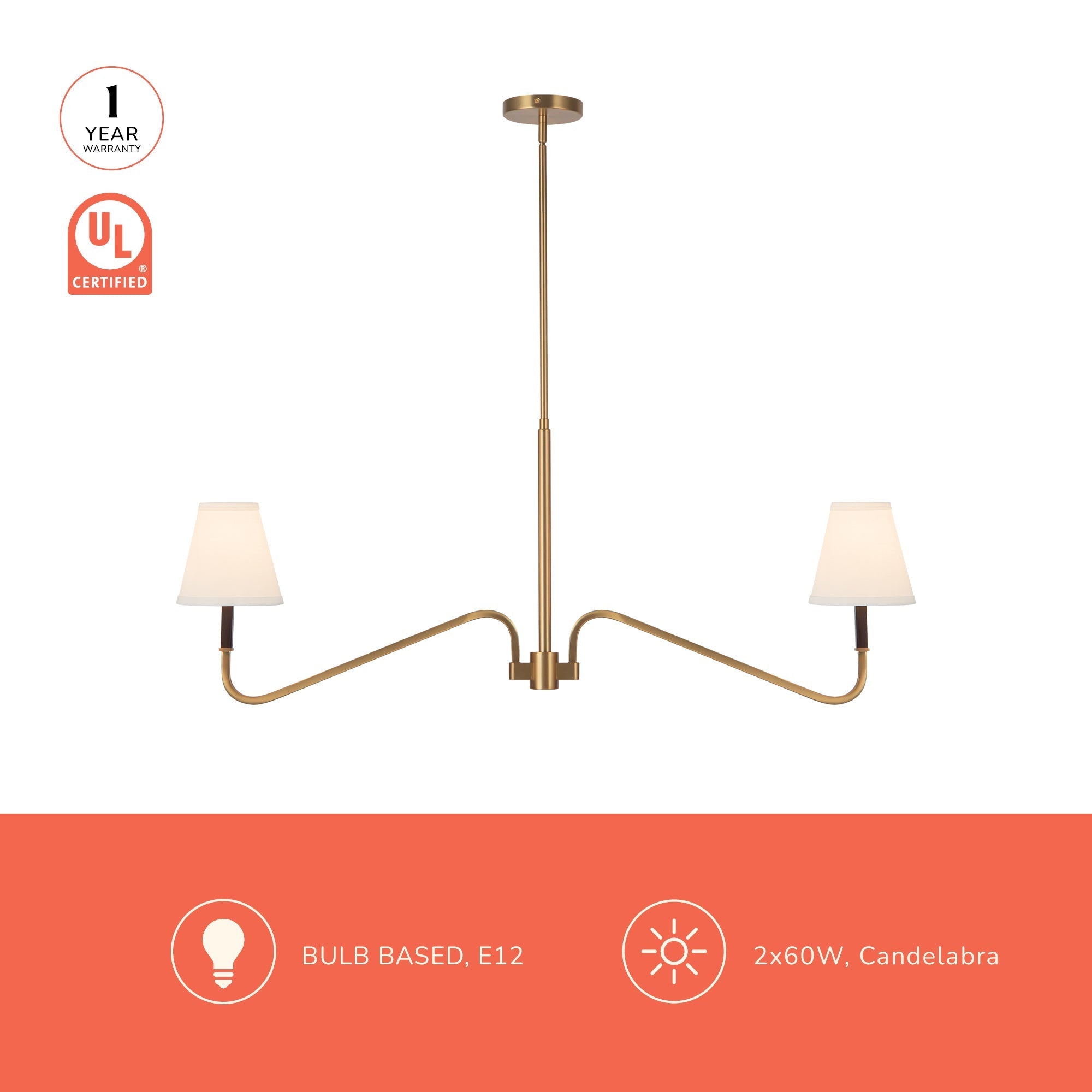 Sloan 42-in Linear Pendant
