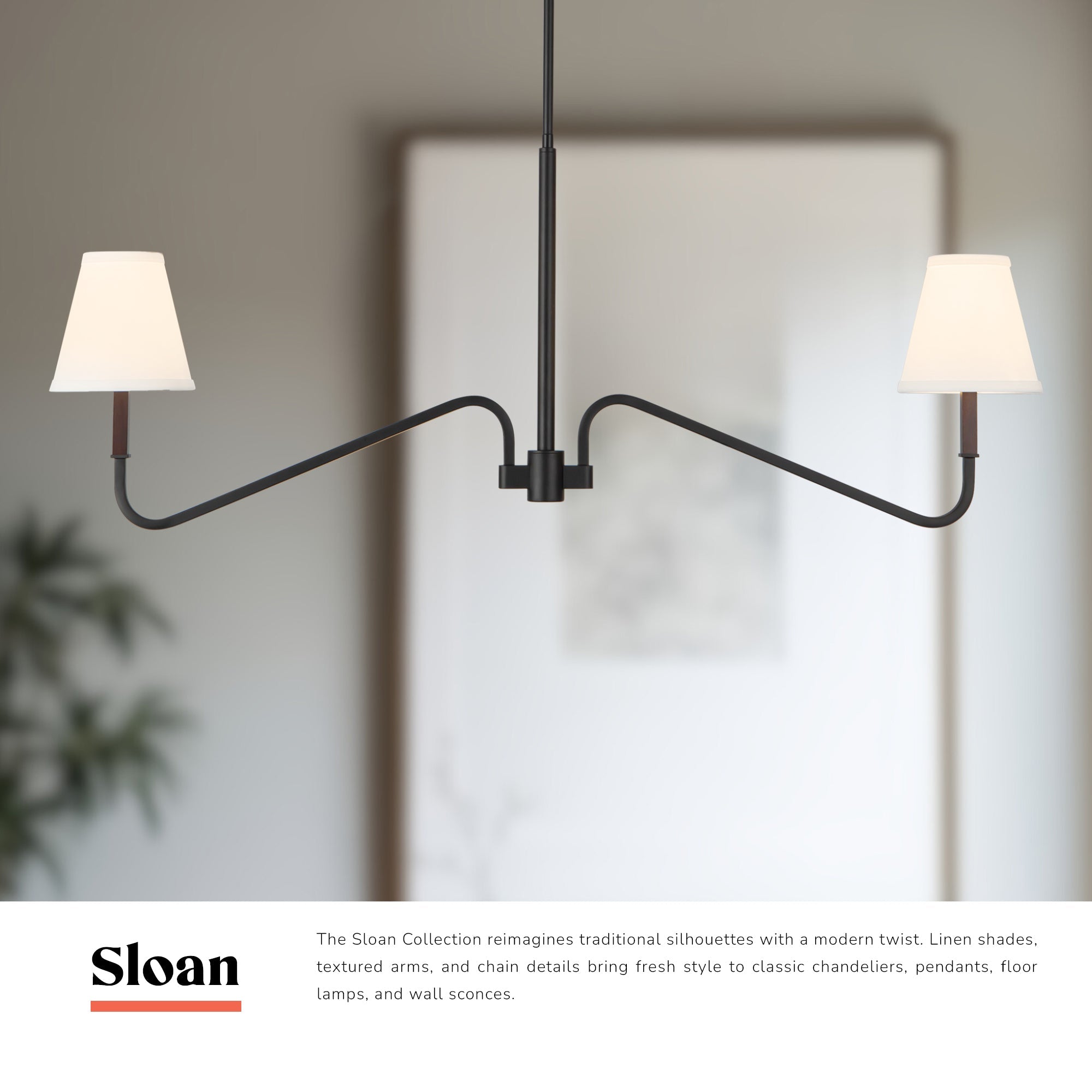 Sloan 42-in Linear Pendant