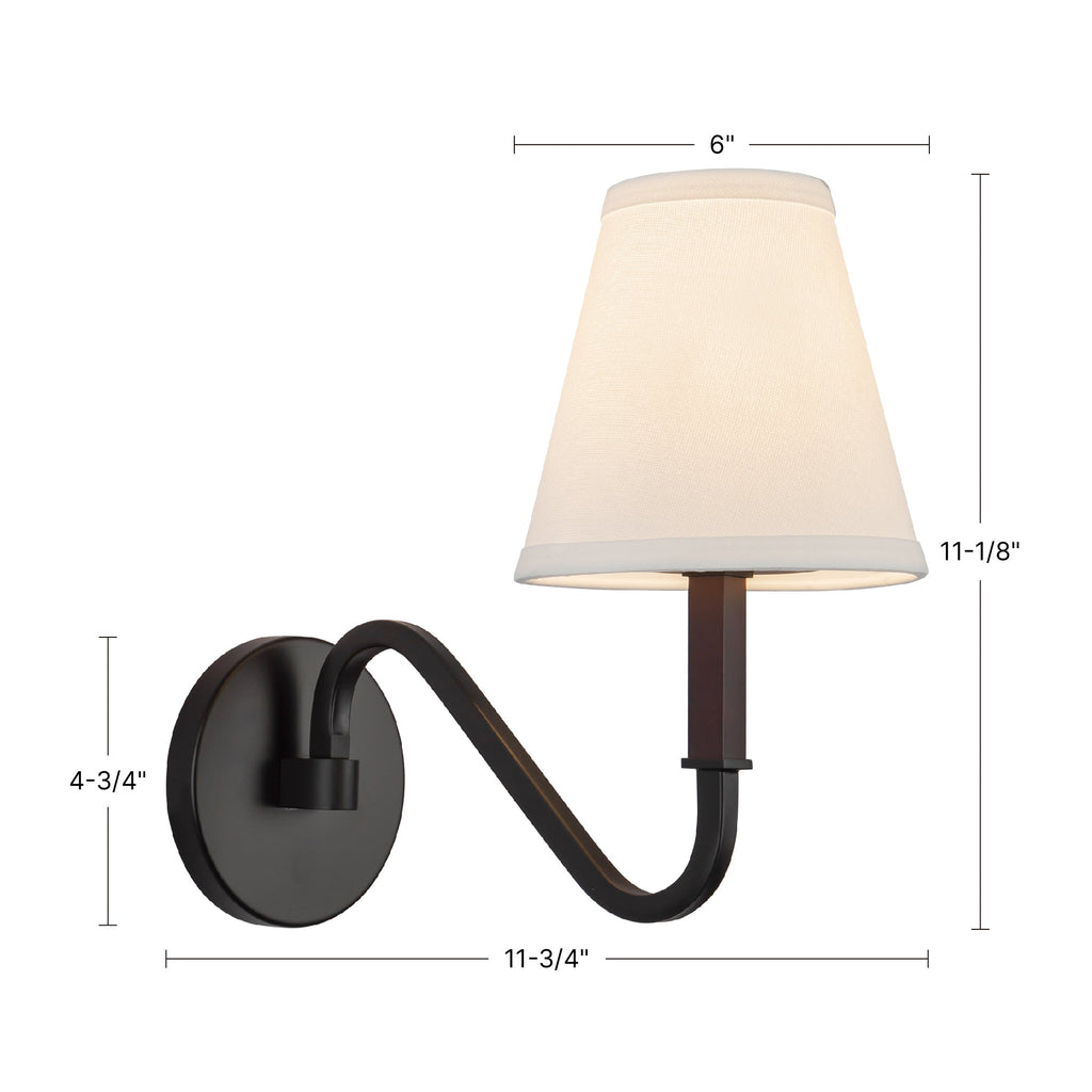 Sloan 6-in Wall/Vanity Light