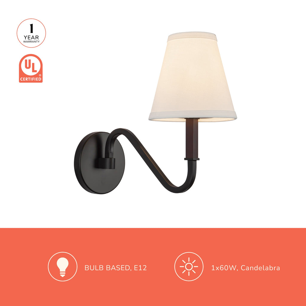 Sloan 6-in Wall/Vanity Light