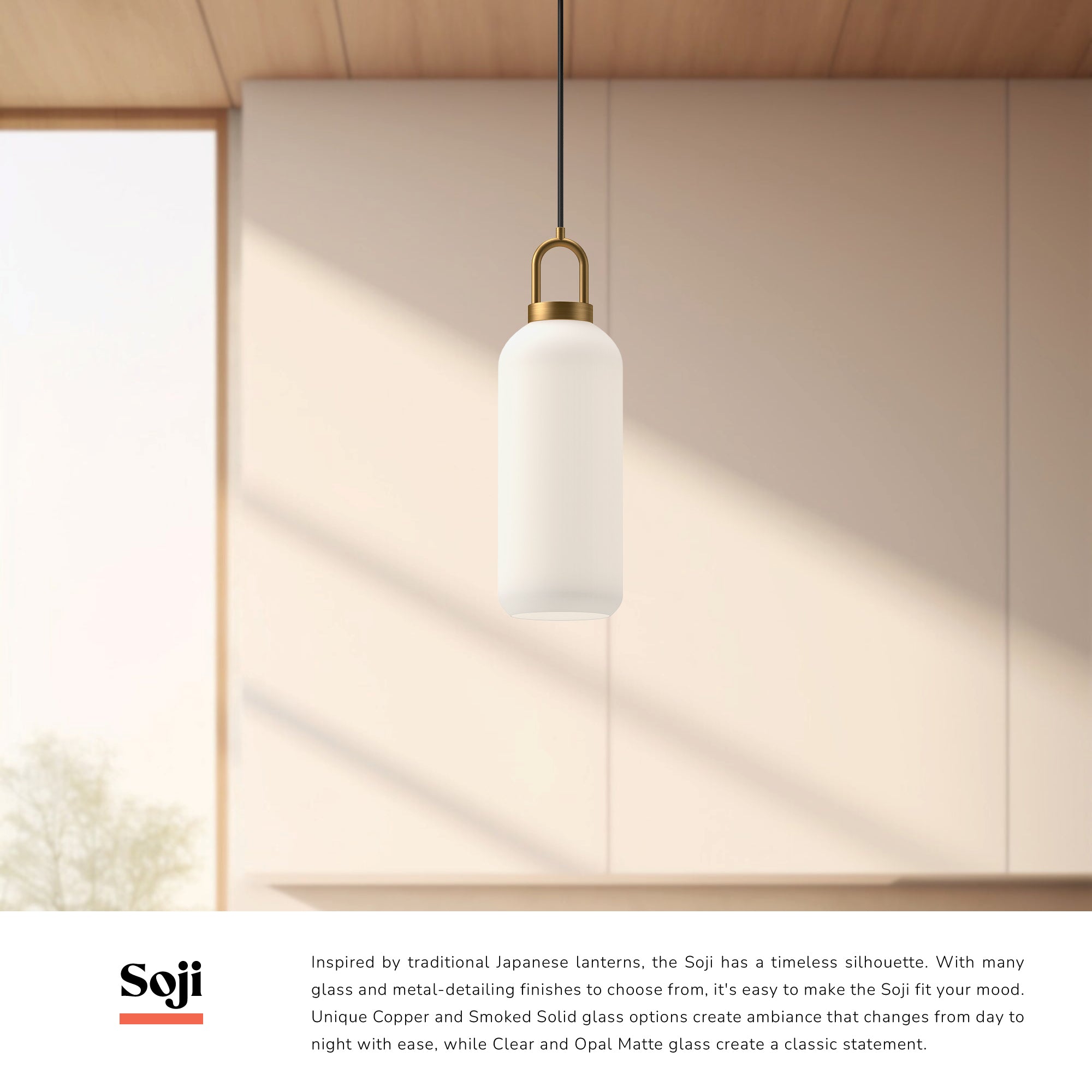 Soji 5-in Pendant