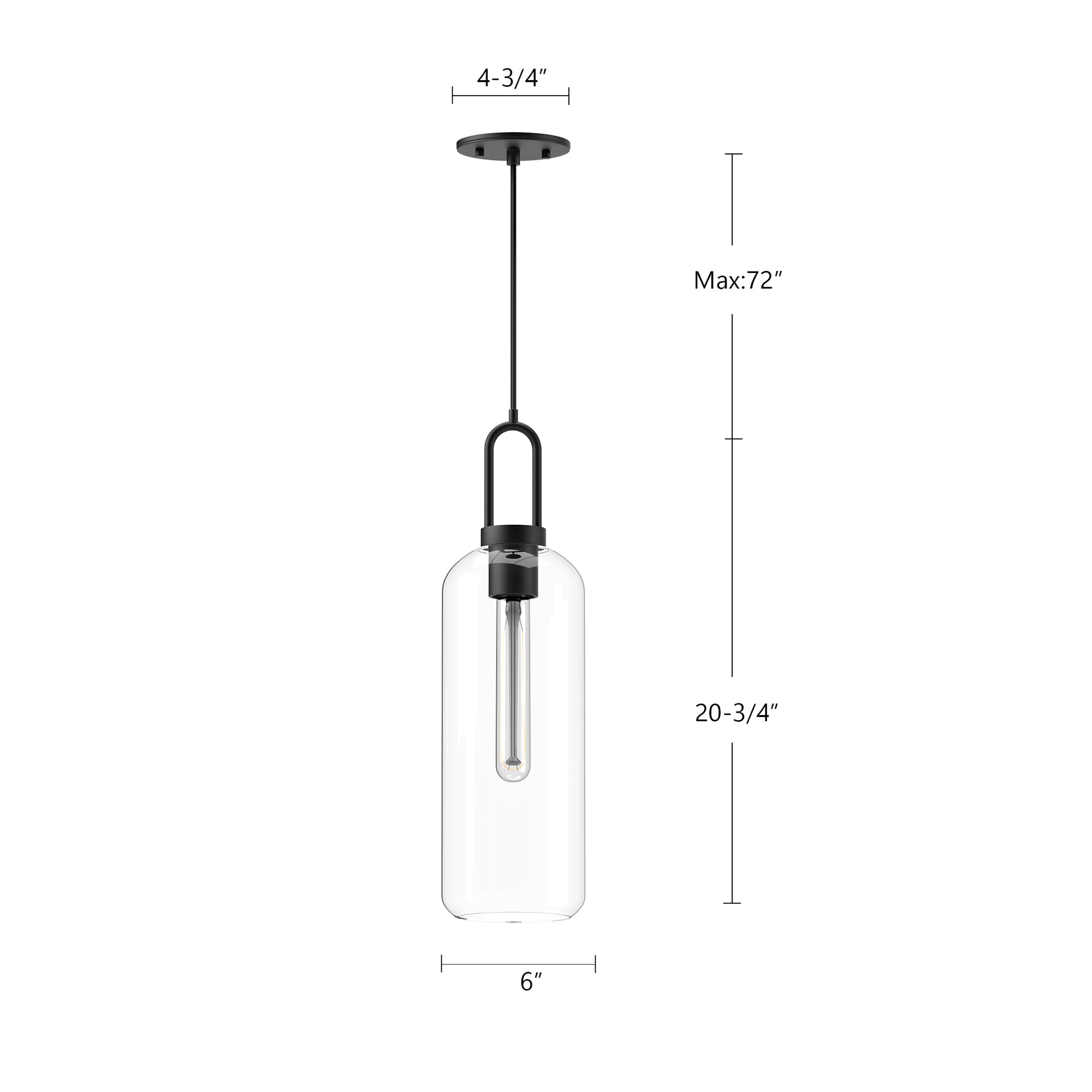 Soji 6-in Pendant