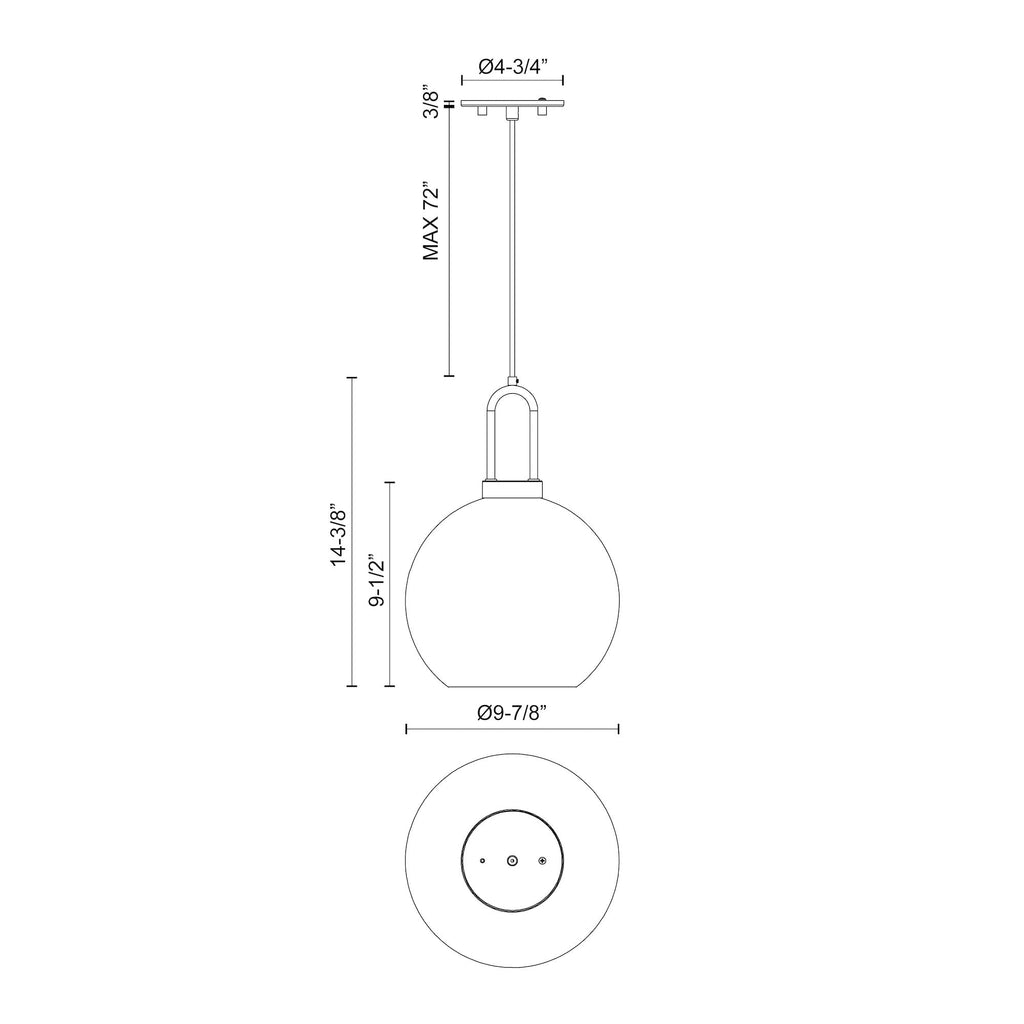 Soji 10-in Pendant
