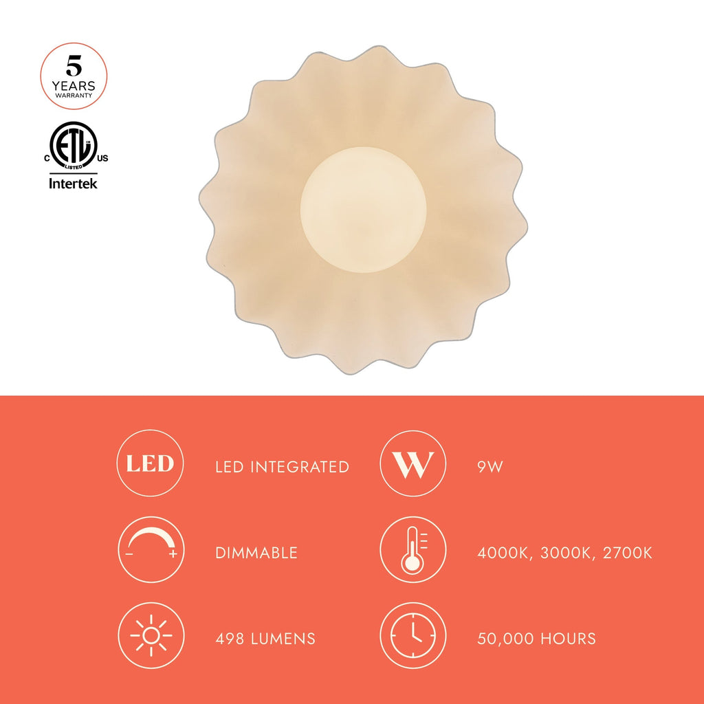 Soleil 10-in Wall/Vanity Light