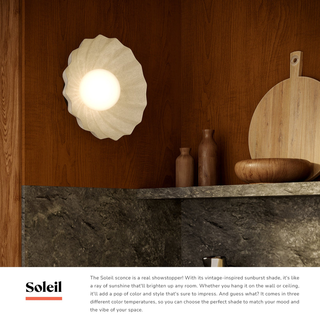 Soleil 10-in Wall/Vanity Light
