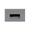 Sonic 3-in Exterior Wall/Step Light — Gray [Low Voltage]