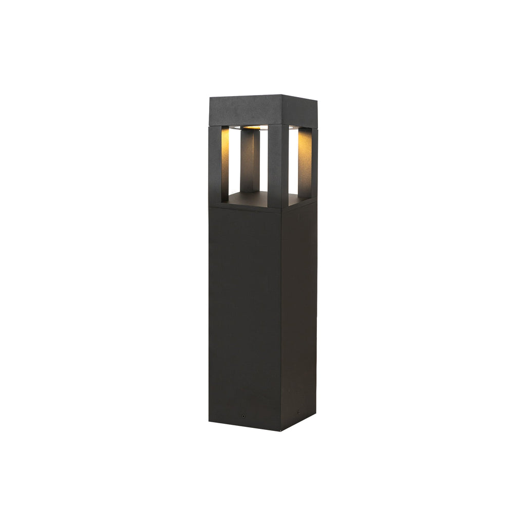 Sonoma 24-in Exterior Bollard — Black [Universal Voltage]