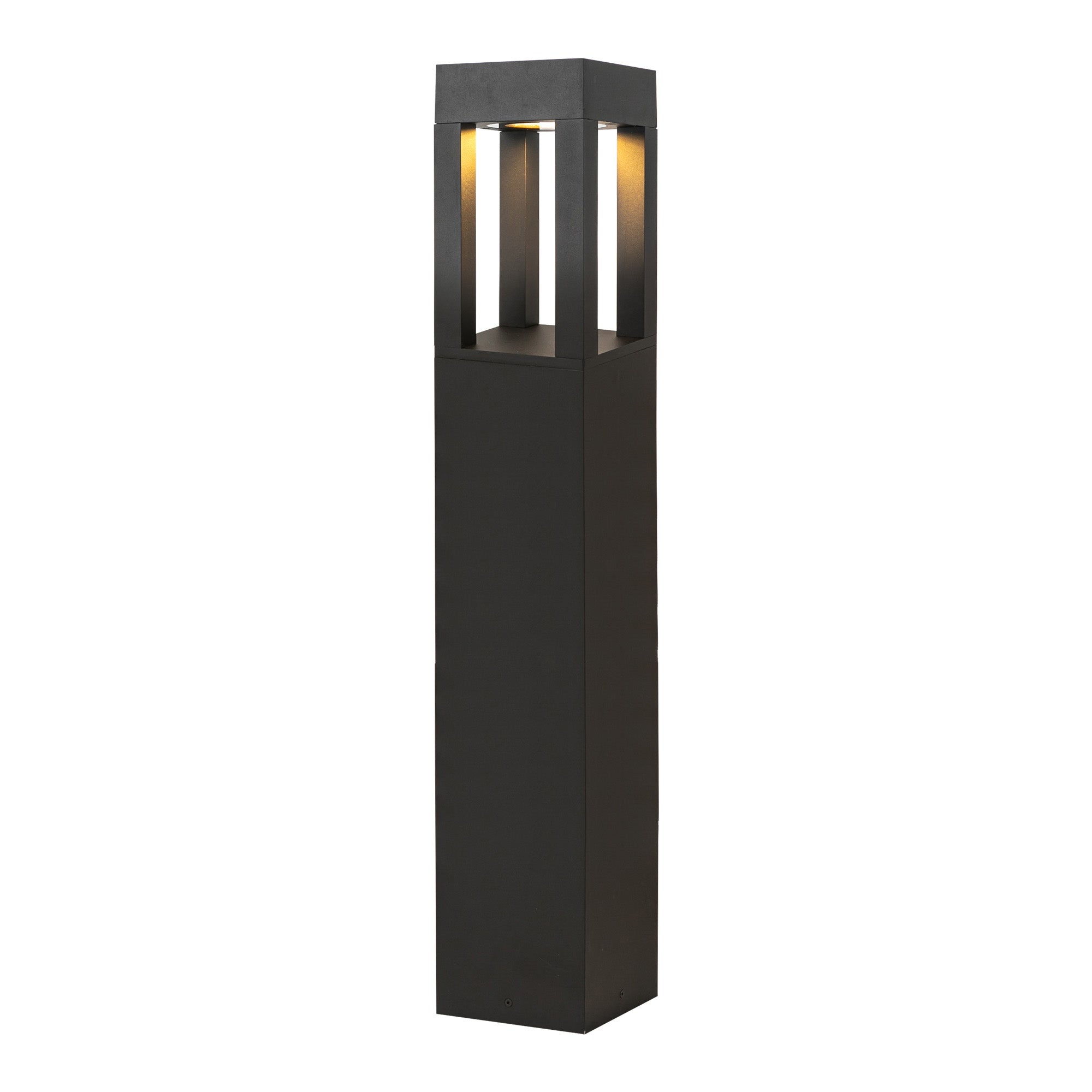 Sonoma 36-in Exterior Bollard — Black [Universal Voltage]