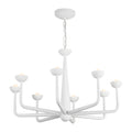 Spade 30-in Chandelier — Antique White