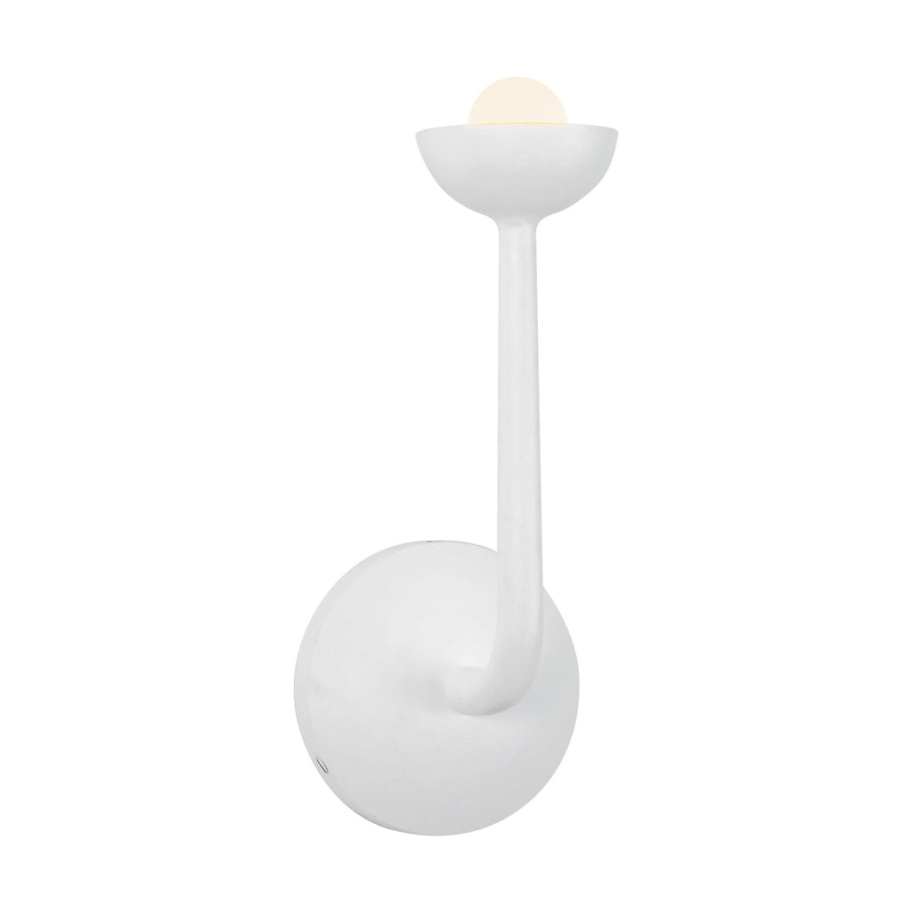 Spade 3-in Wall/Vanity Light — Antique White