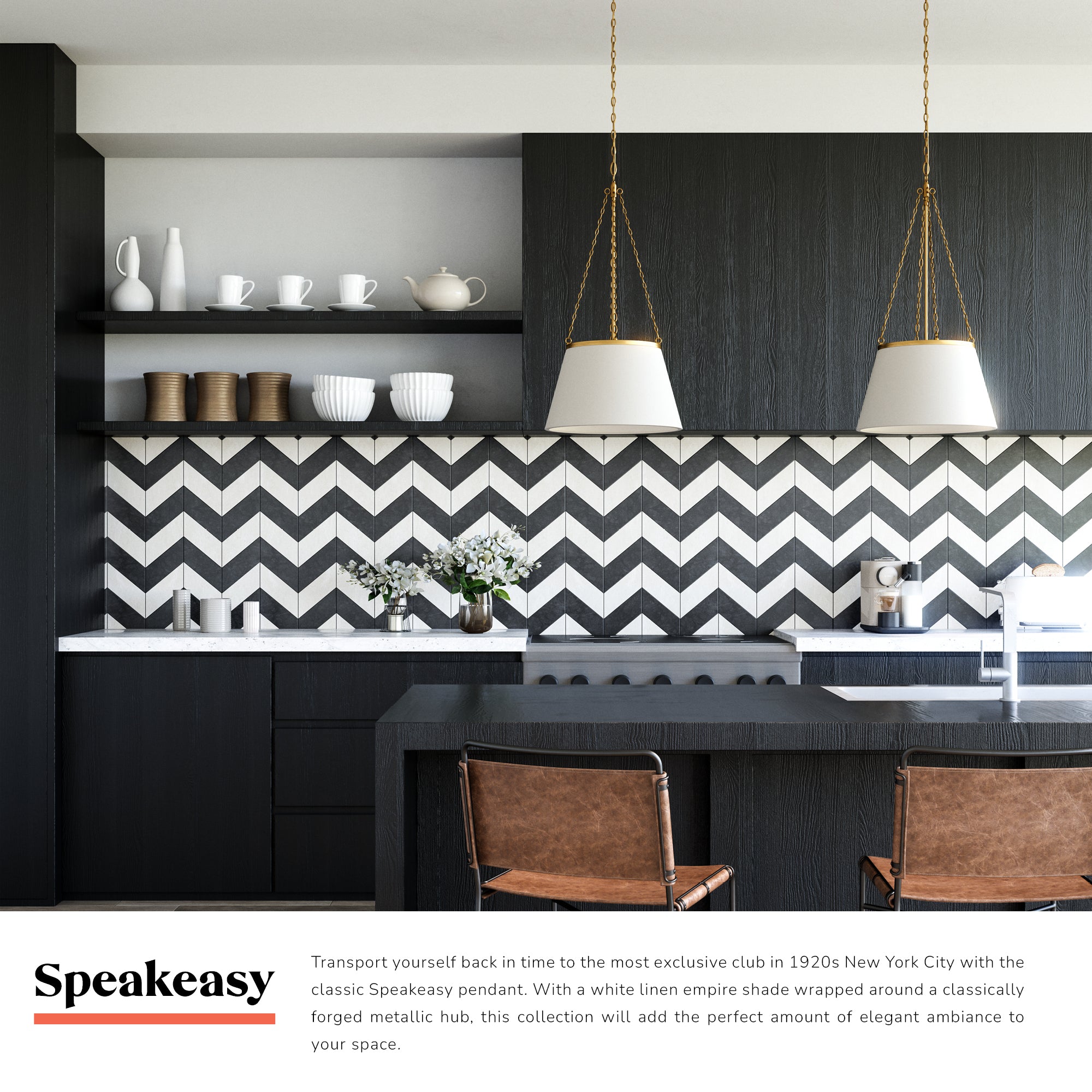 Speakeasy 18-in Pendant