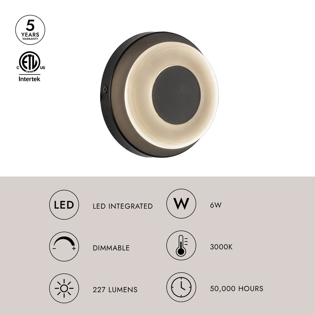 Stephord 4-in Wall Sconce