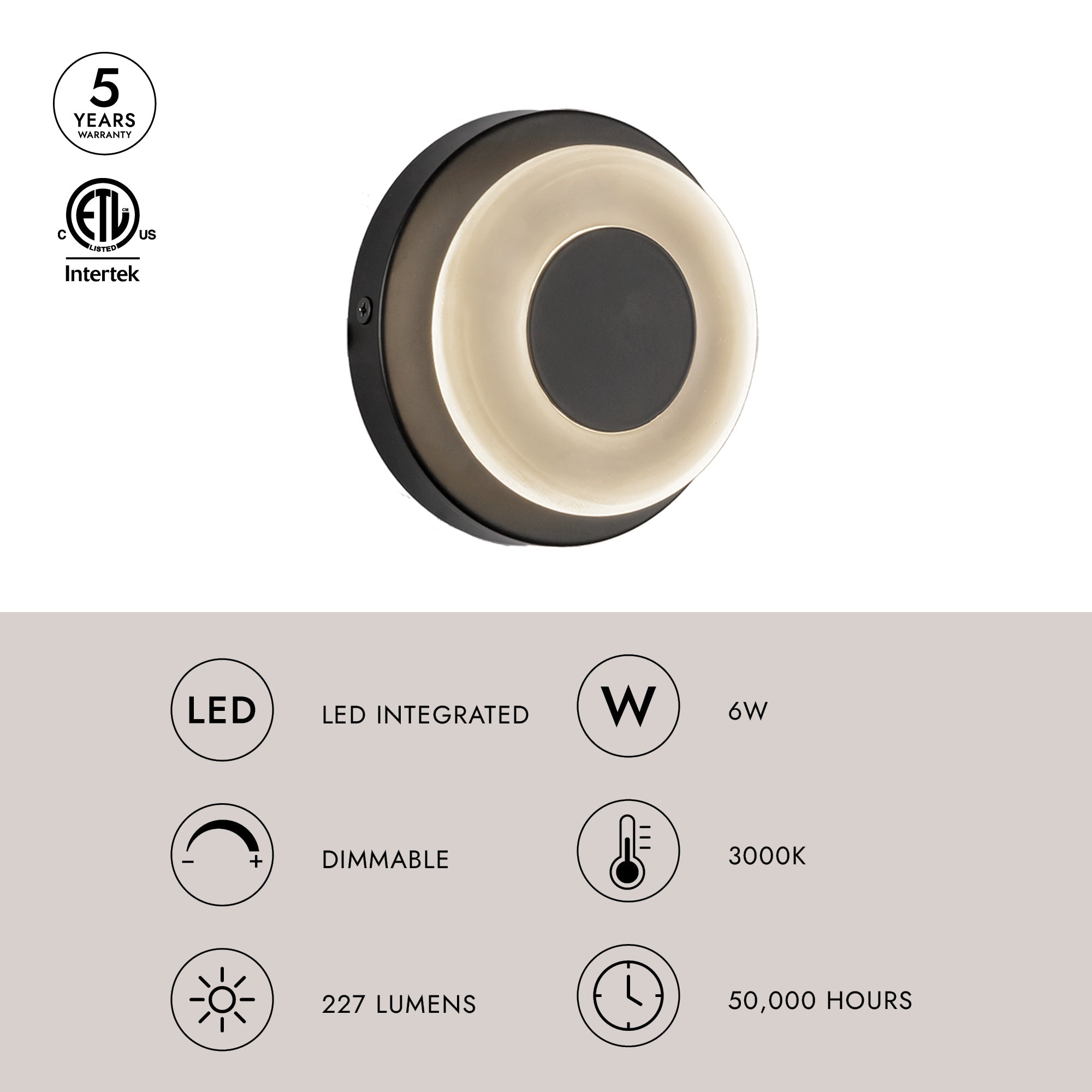Stephord 4-in Wall Sconce