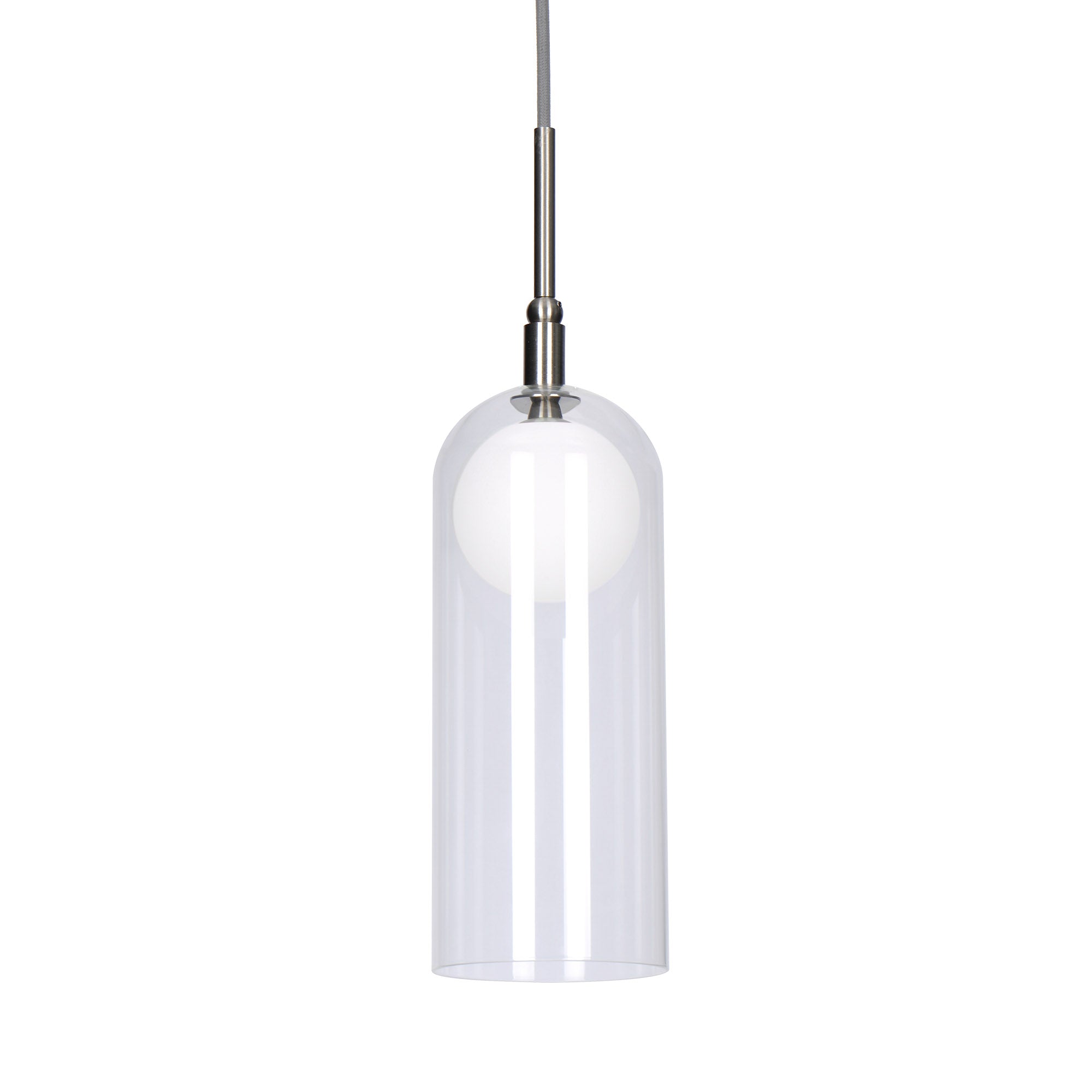 Stylo 4-in Pendant — Brushed Nickel [Universal Voltage]
