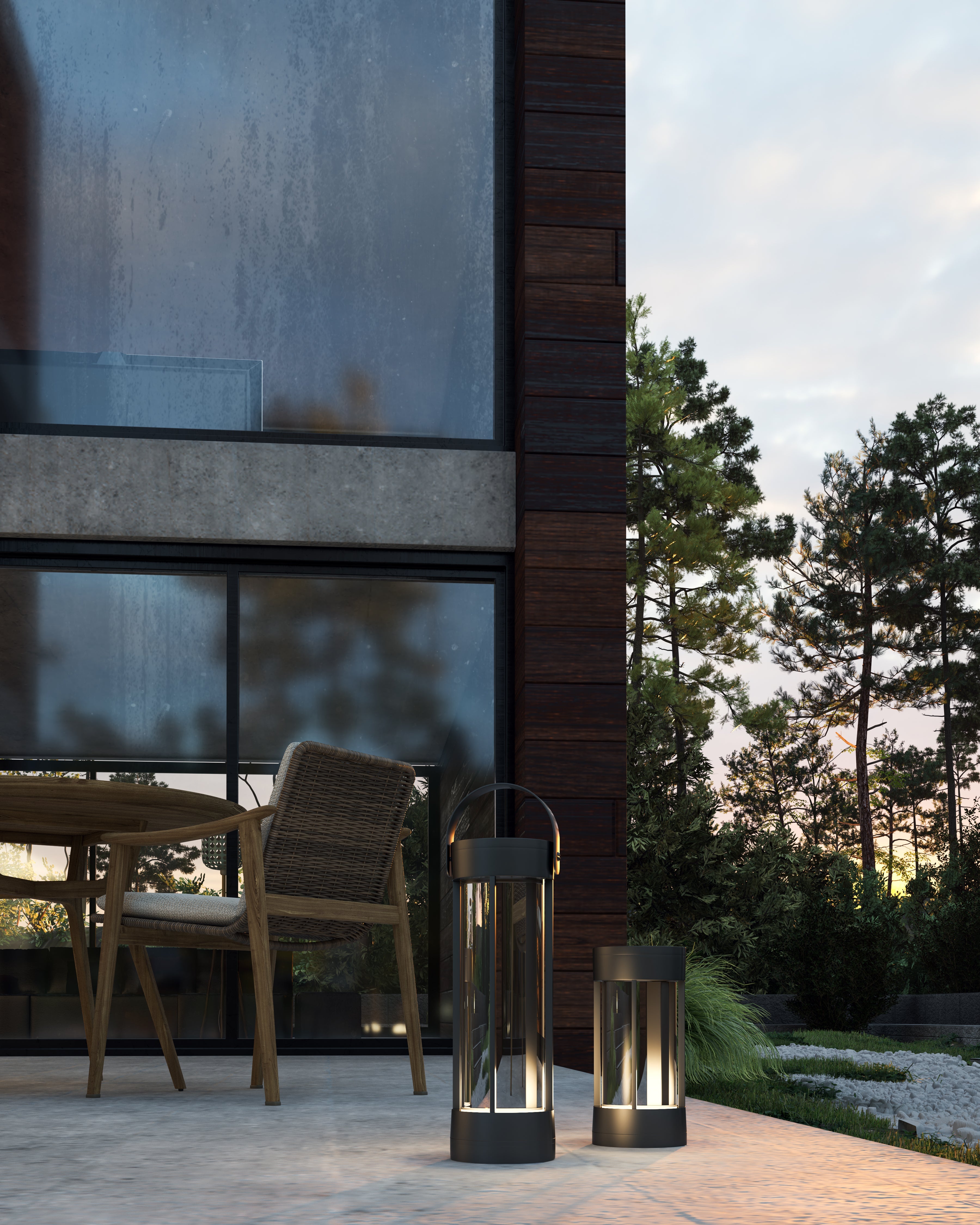 Suara 14-in Exterior Portable Lamp