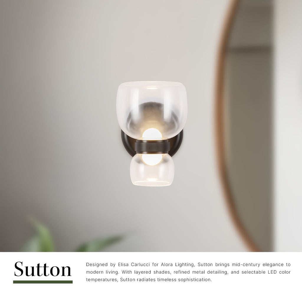 Sutton 5-in Wall/Vanity Light