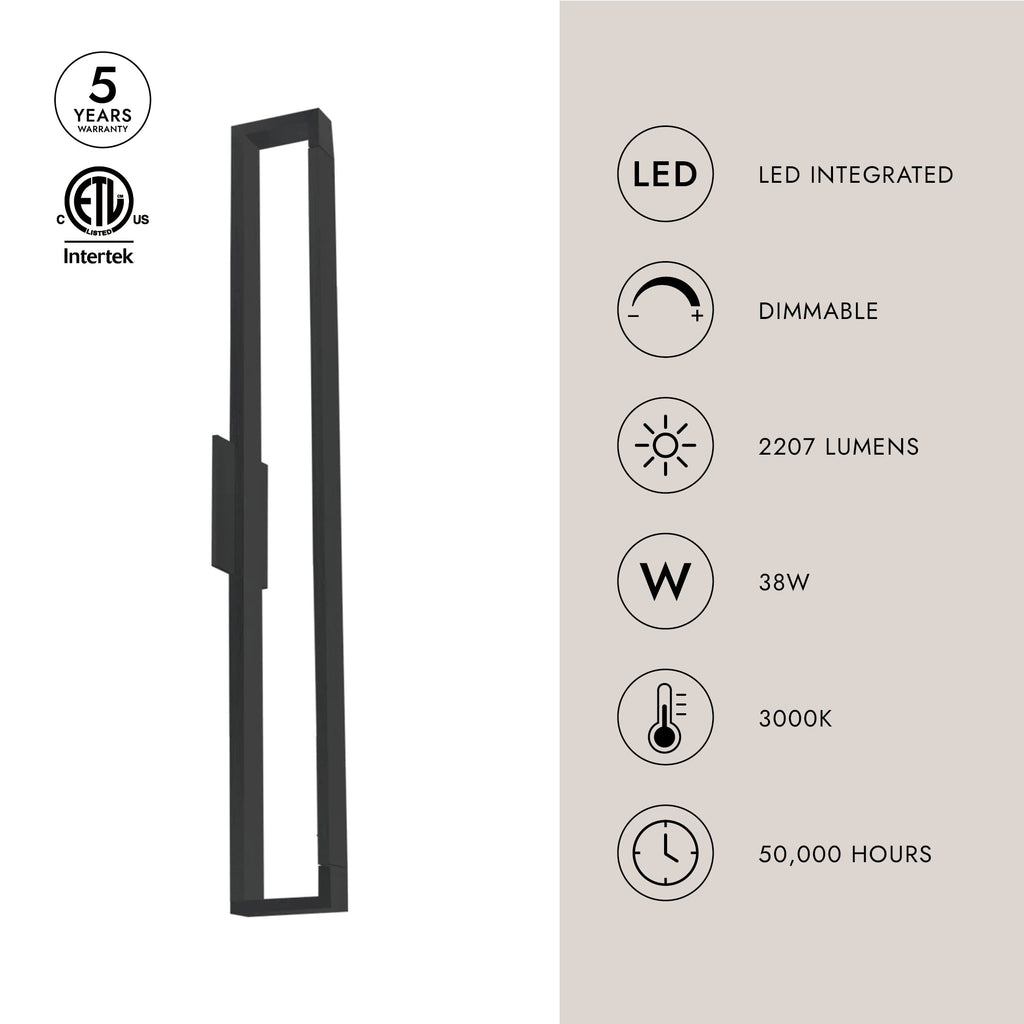 Swivel 32-in Wall Sconce