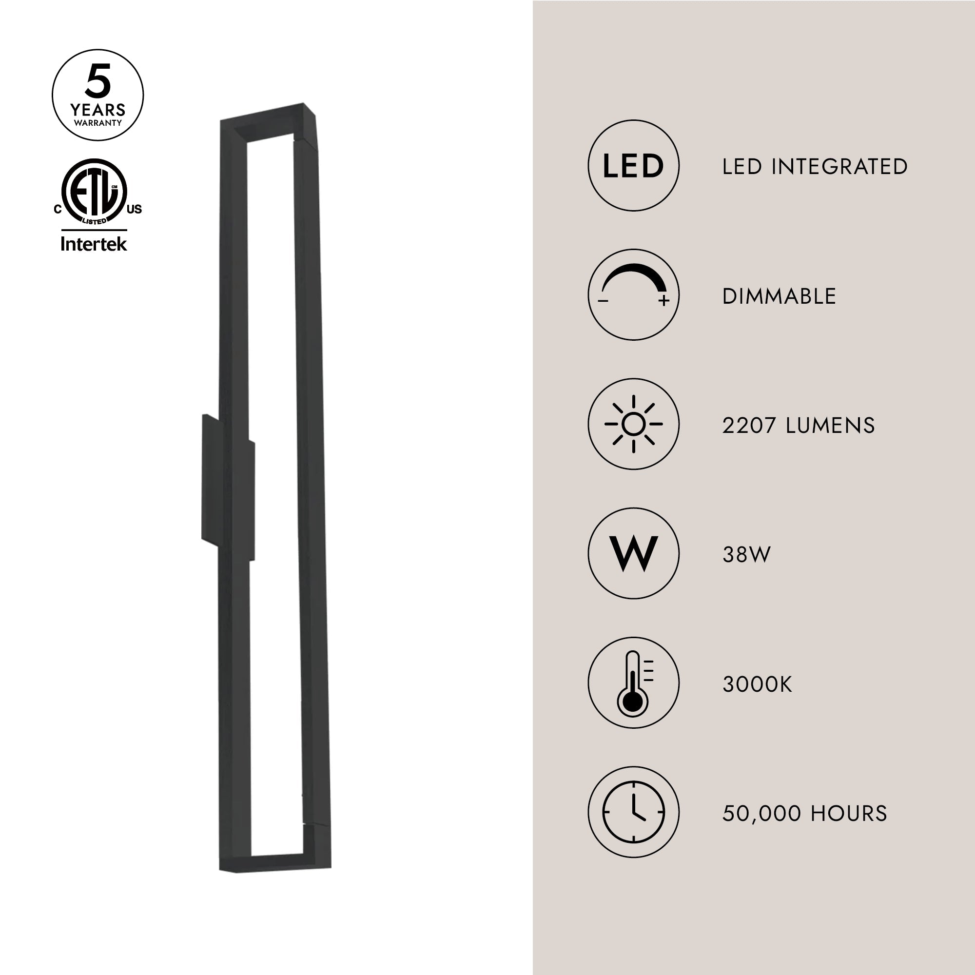 Swivel 32-in Wall Sconce