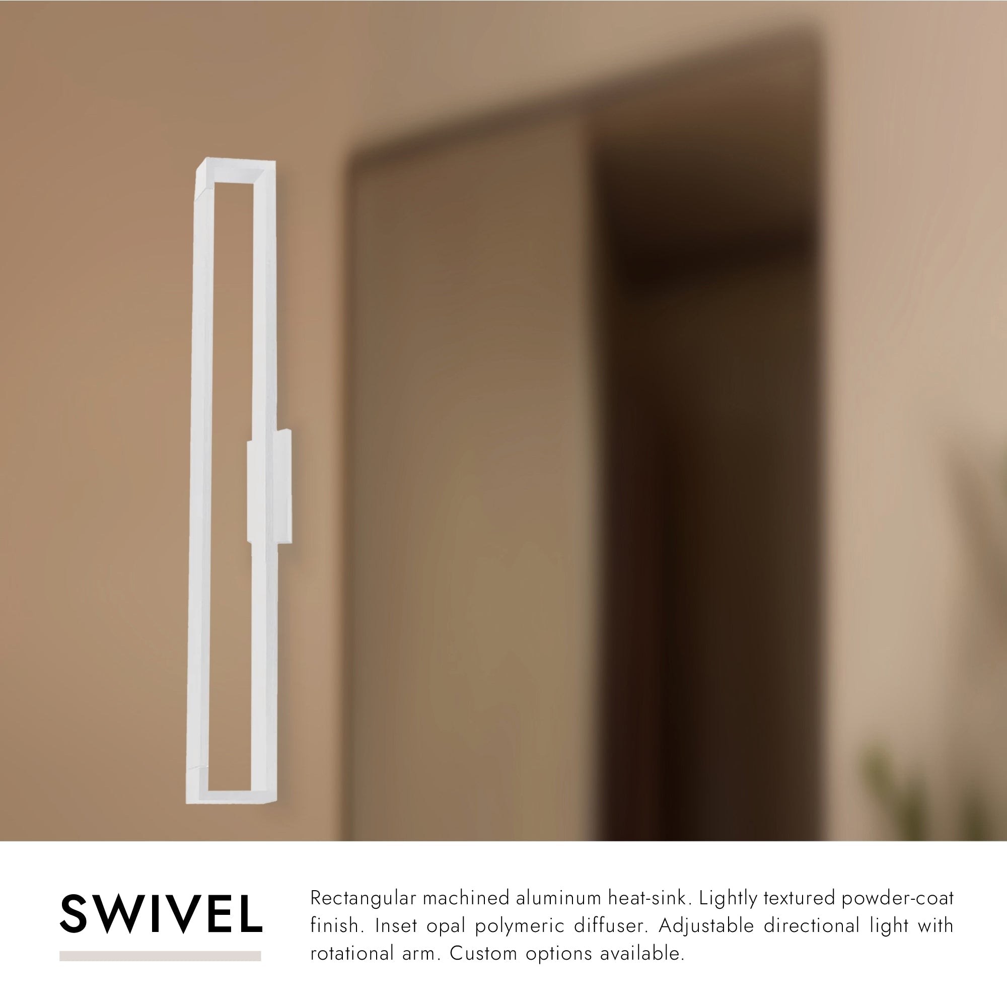 Swivel 32-in Wall Sconce