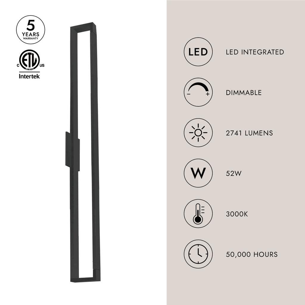 Swivel 48-inch Wall Sconce