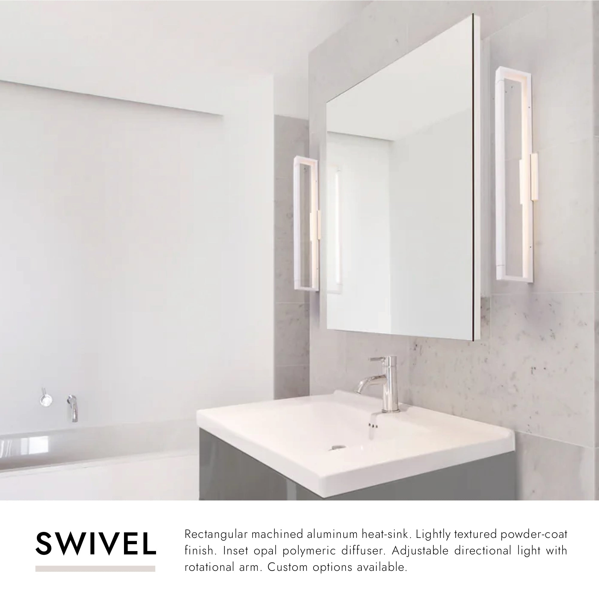 Swivel 48-inch Wall Sconce