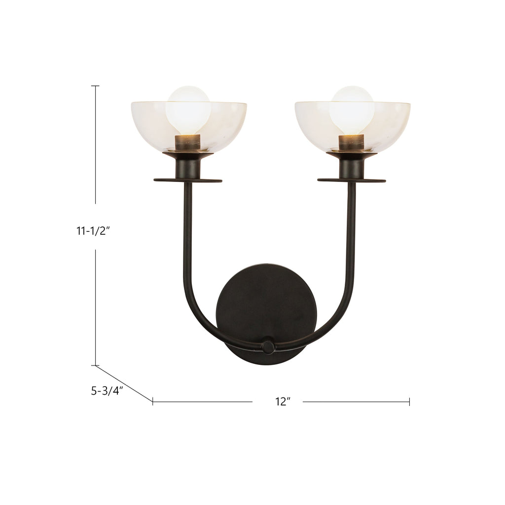 Sylvia 12-in Wall/Vanity Light