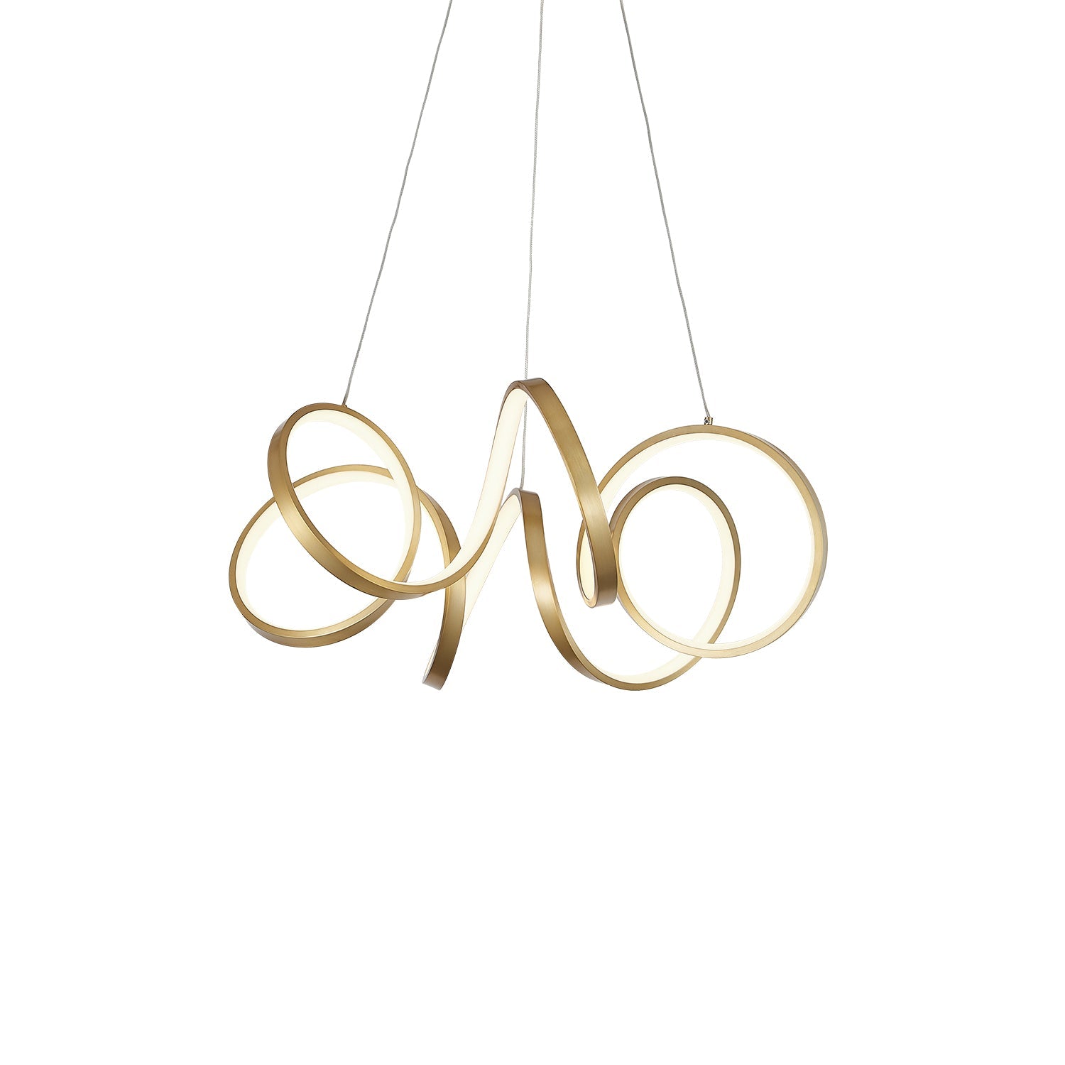 Synergy 24-in Chandelier — Antique Brass