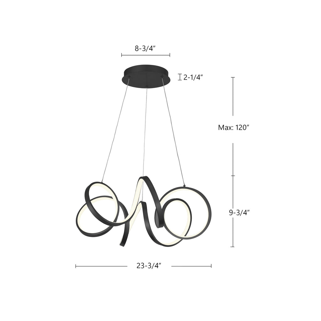Synergy 24-in Chandelier