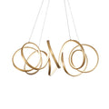 Synergy 34-in Chandelier — Antique Brass